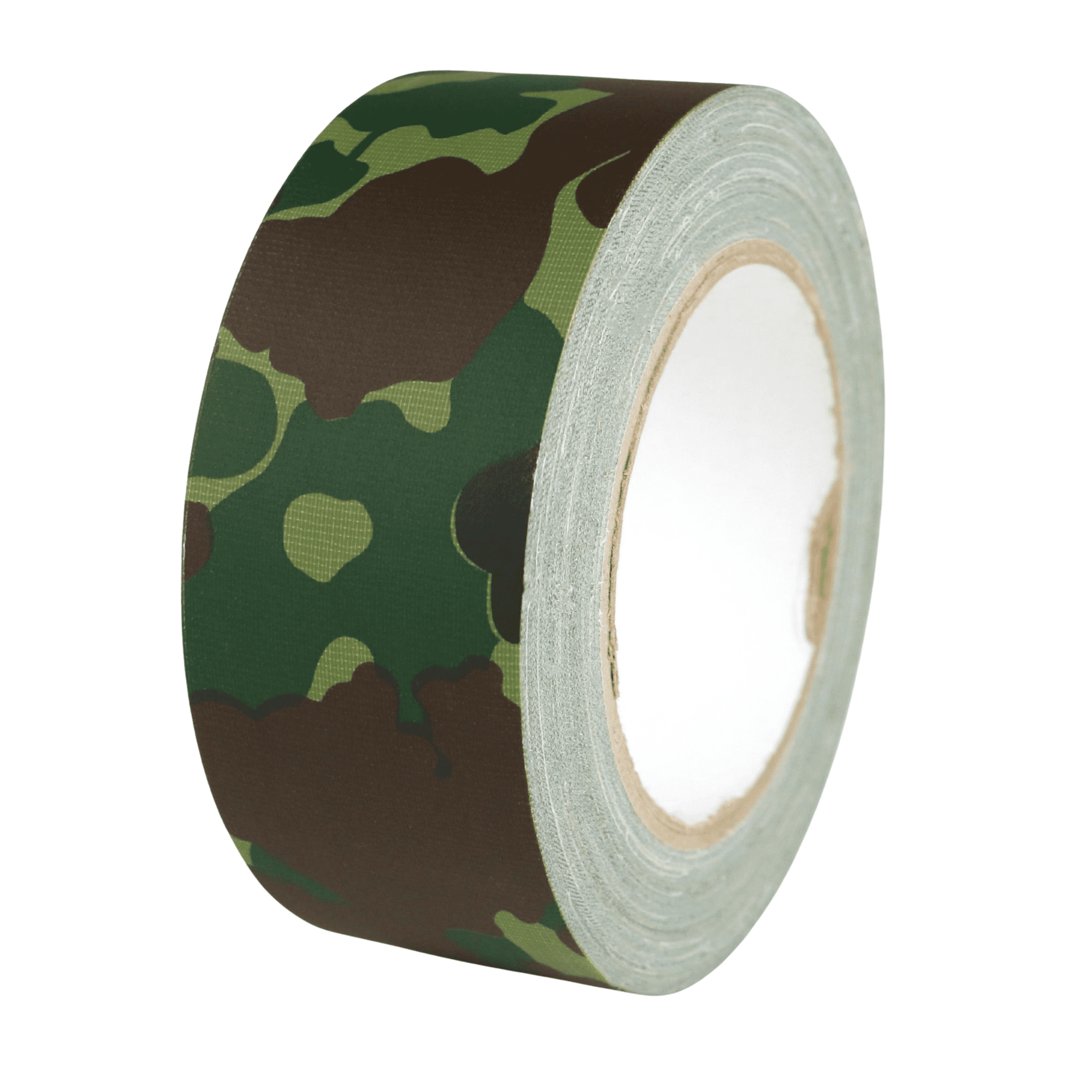 JVCC Premium Grade Camouflage Duct Tape [11.8 mils thick] (CAM-01): 1-1/2 in. x 75 ft. (Woodland Forest Green)