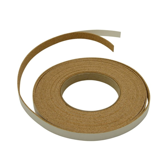 JVCC CORK-1 Adhesive-Backed Cork Tape: 1/2 in x 300 in. (Light Brown)