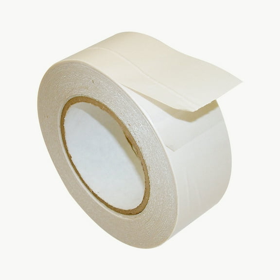 JVCC DC-1114 Double-Sided Film Tape [Rubber Adhesive]: 12 in. (288mm actual) x 60 yds. (Clear)
