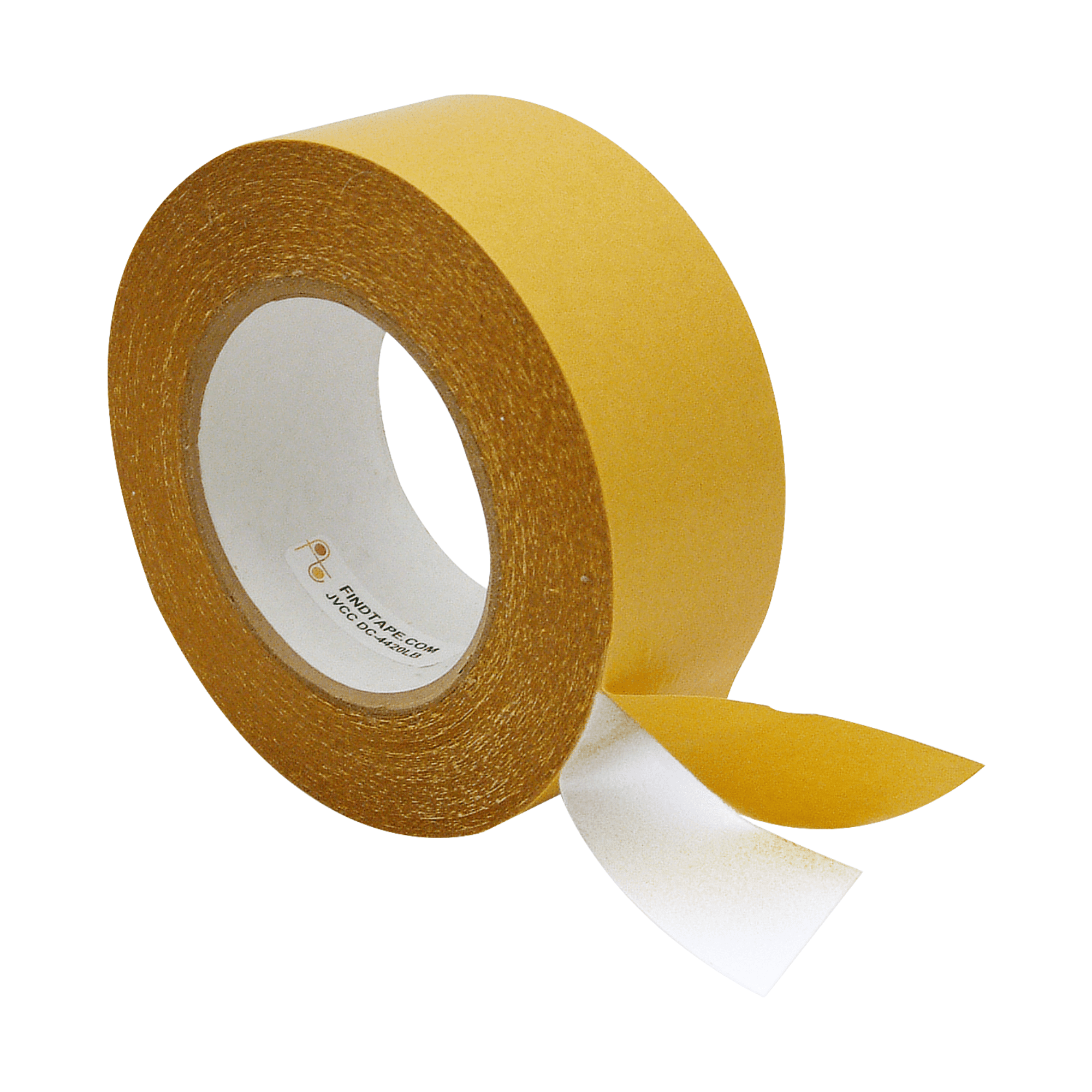 JVCC DC-4420LB Double-Sided PVC Tape: 2 in x 36 yds. (Clear)