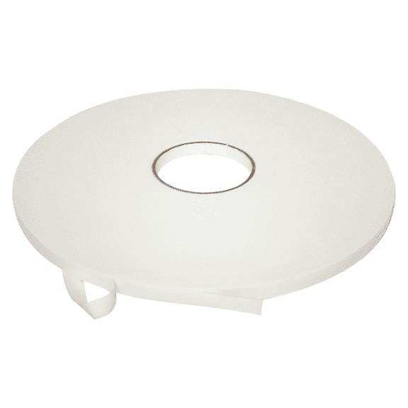 JVCC Polyethylene Foam Tape [Double-Sided, Closed Cell, 1/32 inch thick] (DC-PEF03A): 1/2 in. x 72 yds. x 1/32 in. thick (White)