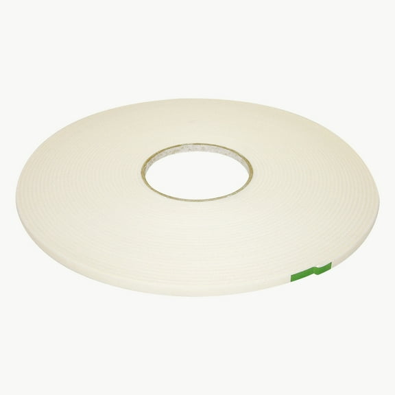 JVCC DC-PEF12A Polyethylene Foam Tape: 1/8 in. thick x 1/4 in x 18 yds. (White)