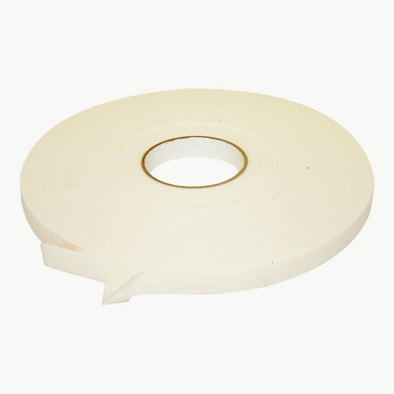 JVCC DC-PEF12A Polyethylene Foam Tape: 1/8 in. thick x 3/4 in x 18 yds. (White)