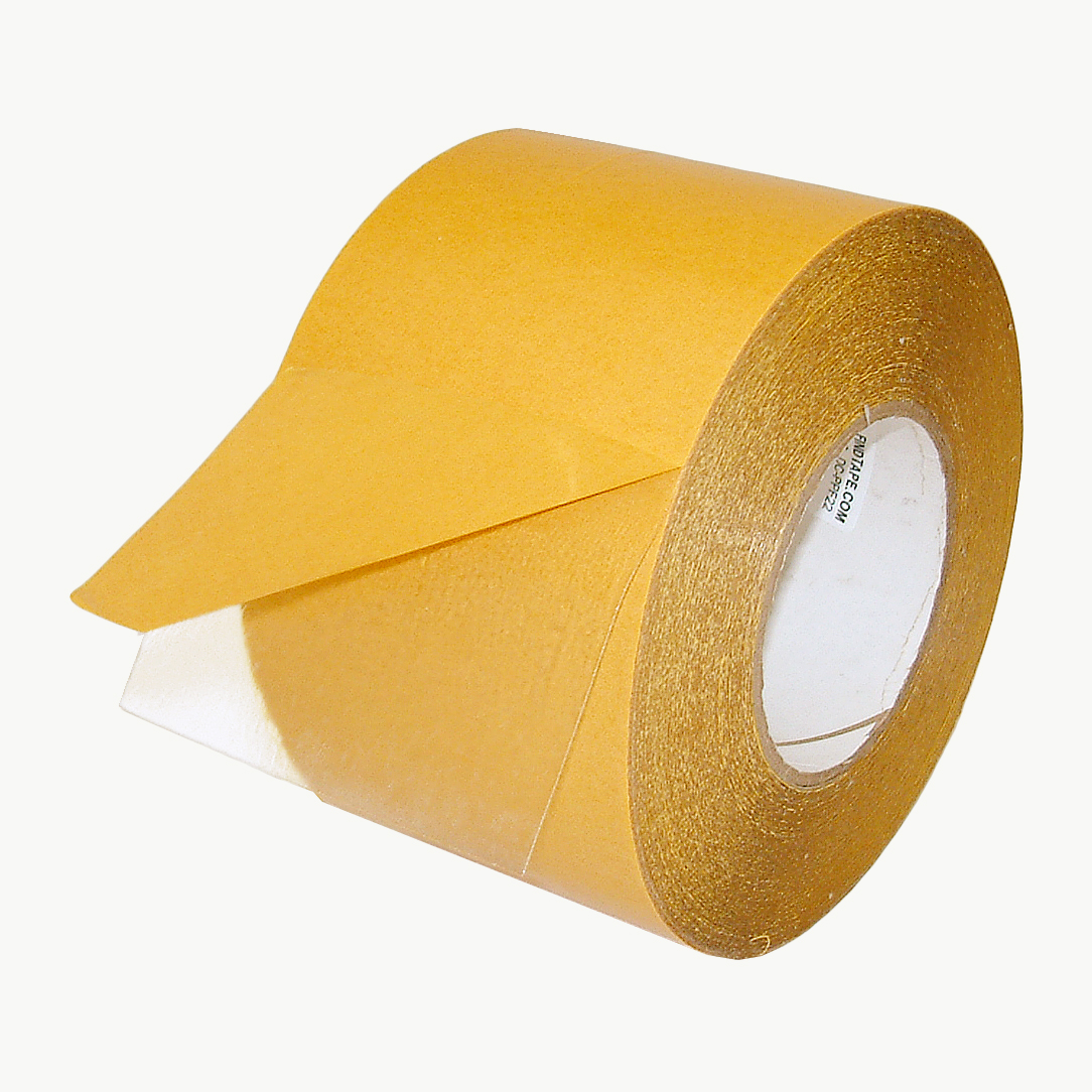 JVCC DC-PPF22 Double-Sided Polypropylene Film Tape: 4 in x 55 yds. (Clear)