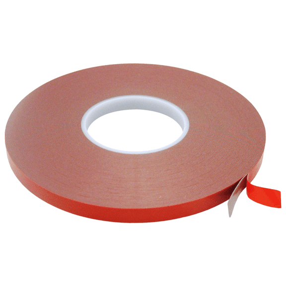 JVCC Ultra High Bond Double-Sided Tape [Grey Foamed Acrylic - 25 mil] (DC-UHB25FA-G): 1/2 in. x 36 yds. (Grey)