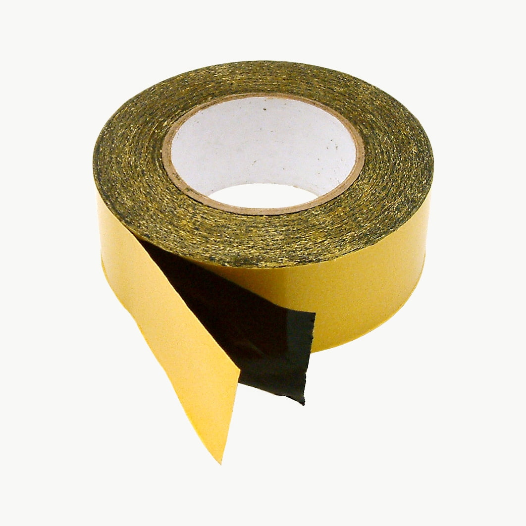 JVCC Double-Sided Tissue Tape (Rubber Adhesive) | 1/2 Inch X 60 Yards, White, DCT-40R