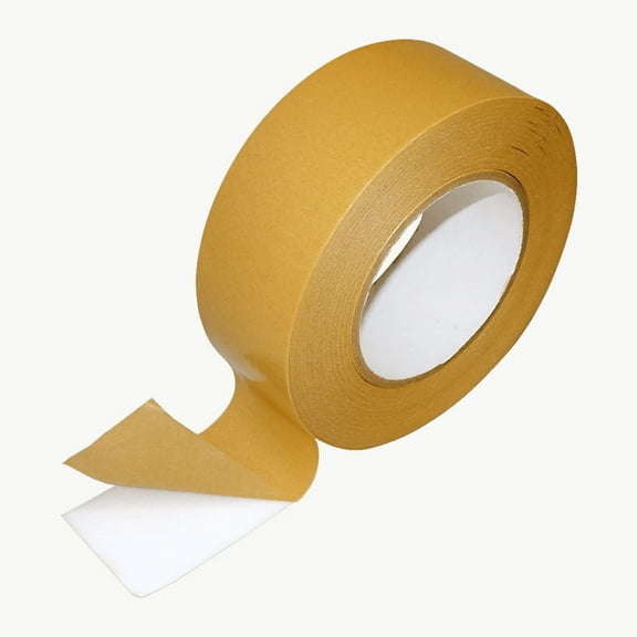 JVCC DCT-44A Double-Sided Tissue Tape: 4 in x 55 yds. (White)
