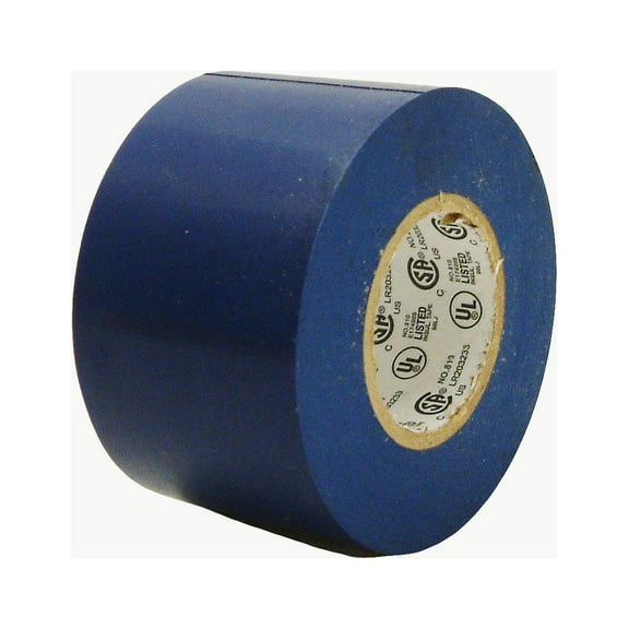 JVCC Colored Electrical Tape [7 mils thick] (E-Tape): 2 in. (48mm actual) x 66 ft. (Blue)