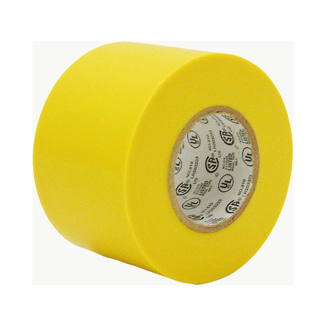 JVCC ETape Colored Electrical Tape [7 mils thick] 2 in. (48mm actual) x 66 ft. (Yellow
