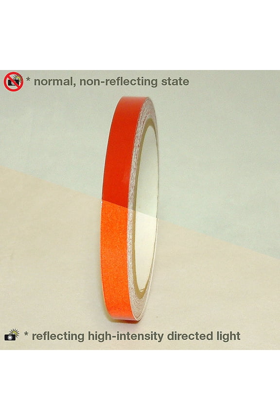 Engineering Grade Reflective Tape (REF-7): 1/2 in. x 30 ft. (Red)