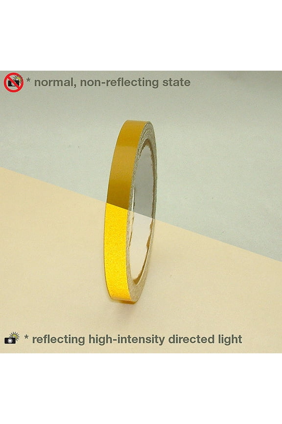 Engineering Grade Reflective Tape (REF-7): 1/2 in. x 30 ft. (Yellow)