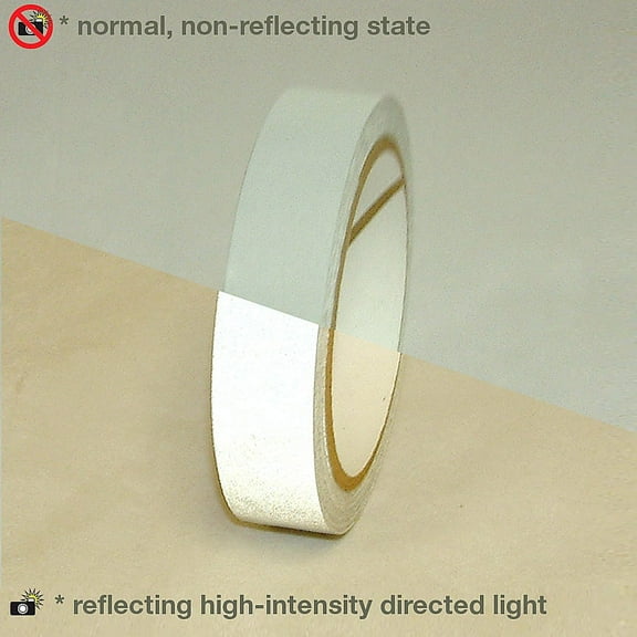 JVCC Engineering Grade Reflective Tape (REF-7): 1 in. x 30 ft. (Silver-White)