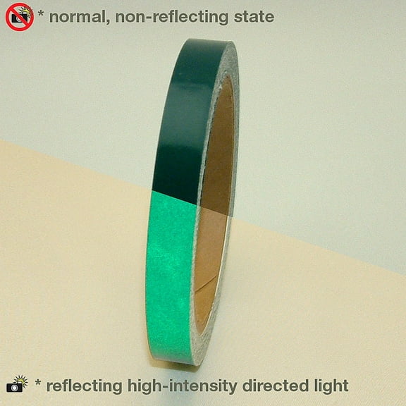 JVCC Engineering Grade Reflective Tape (REF-7): 3/4 in. x 30 ft. (Green)