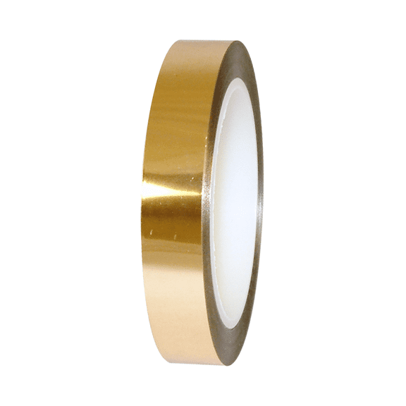 JVCC MPF-01 Metalized Polyester Film Tape: 1/2 in x 72 yds. (Gold)