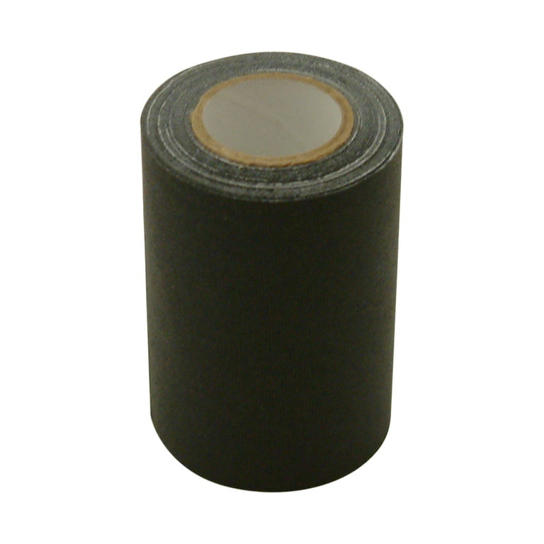 JVCC Patch & Repair Tape for Leather and Vinyl surfaces [Gaffers Tape]  (REPAIR-1): 3 in. (72mm actual) x 15 ft. (Black)