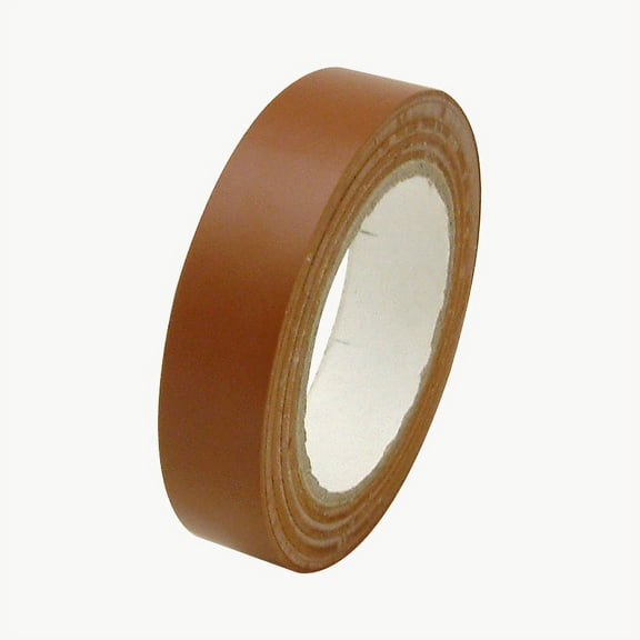 JVCC Premium Colored Vinyl Tape (V-36P): 1 in. x 36 yds. (Medium Brown)