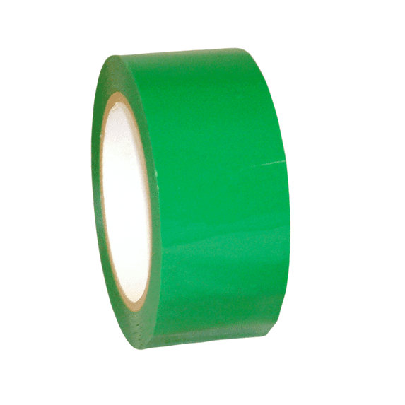 JVCC Premium Grade Colored Packaging Tape (OPP-26C): 2 in. (48mm actual) x 72 yds. (Green)