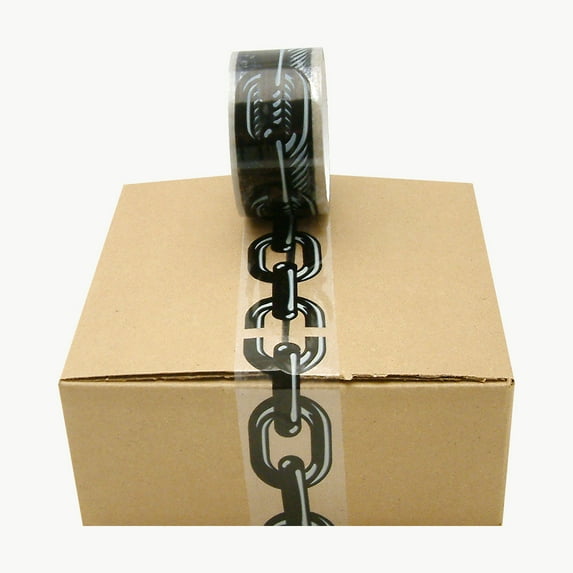 JVCC Designer Packaging Tape (SLPT20): 2 in. x 75 ft. (Chain)