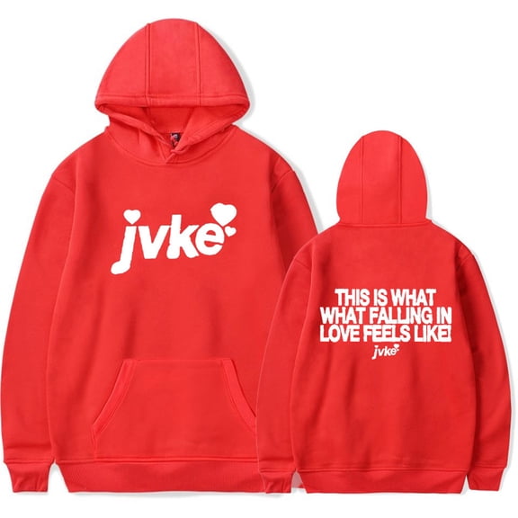 JVKE Falling in Love Hoodie Fashion Sweatshirt Cosplay Pullover Harajuku Clothes