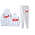 thumbnail image 1 of JVKE Falling in Love Hoodie Jogger Pant 2 Piece Suit Fashion Sweatshirt&Trousers, 1 of 2