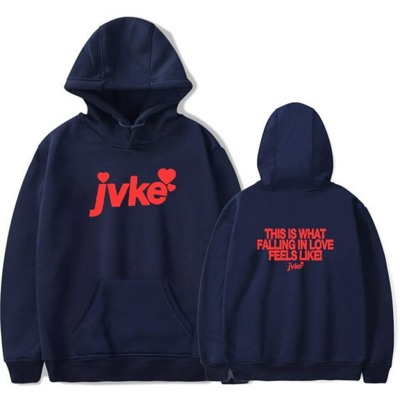 JVKE Falling in love Hoodie Merch Long Sleeve Women Men Hip Hop Trendy Casual Streetwear