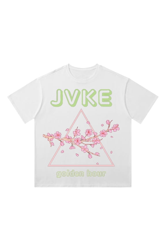 JVKE Golden Hour Album Cotton Tshirt Fashion Short Sleeve Vintage Tees Casual T-shirt