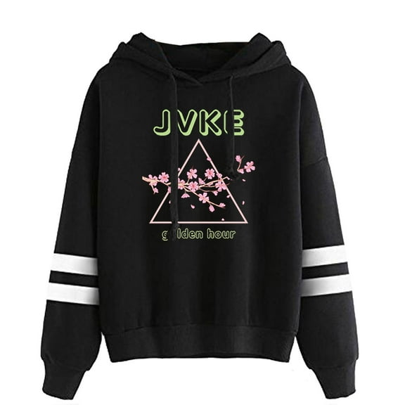 JVKE Golden Hour Album Pullover Hoodie Vintage Pocketless Sweatshirts Fashion Clothes
