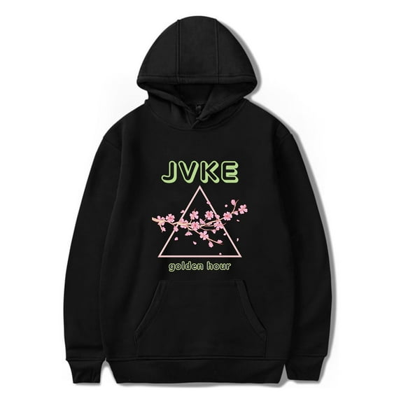 JVKE Merch Hoodie Golden Hour Album Cover 2024 Casual Singer Hoodies Pink Men Women Sweatshirt Pullover