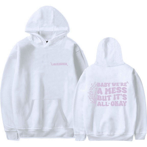 JVKE Merch Hoodie "Lavender" Sleeve Hoodies Fashion Men Women Sweatshirt Tracksuit Pullover Coat