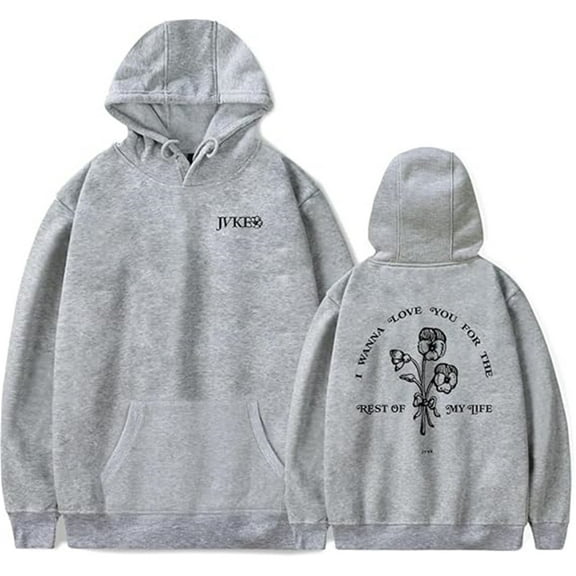 JVKE Merch Hoodies Fashion Casual Sweatshirts Men's And Women's Retro Clothing Streetwear