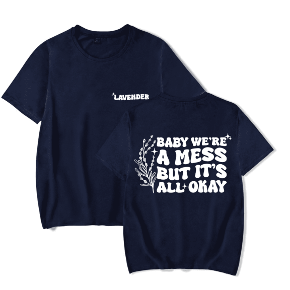JVKE Merch T-shirt "Lavender" Tee Fashion Men Women t shirt Sweatshirt Summer Casual Short Sleeve T-shirts