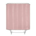 thumbnail image 1 of JVMU Bathroom Shower Curtain Polyester Solid Color Waterproof 72 x 72 Inch Hooks Included, Pink, 1 of 8
