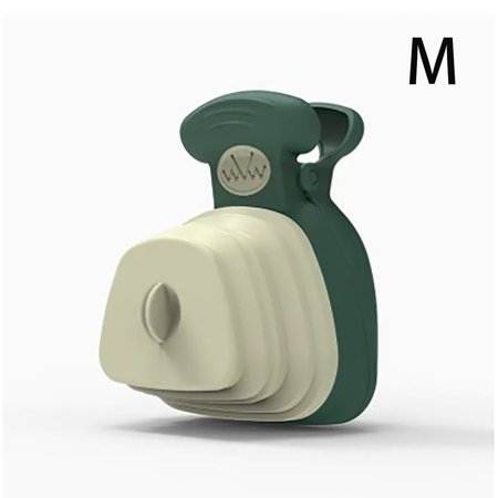 JVMU Pet Poop Picker Foldable Portable Waste Scooper Picking Tool for Outdoor Walking Traveling, Green M