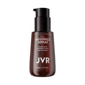 JVR Hair Oil - for Curly and Dry Hair, Heat Protection Oil for Frizz Control , Adds Shine to Hair, Smoothes Split Ends, Anti-Frizz Hair Care 2.7 oz