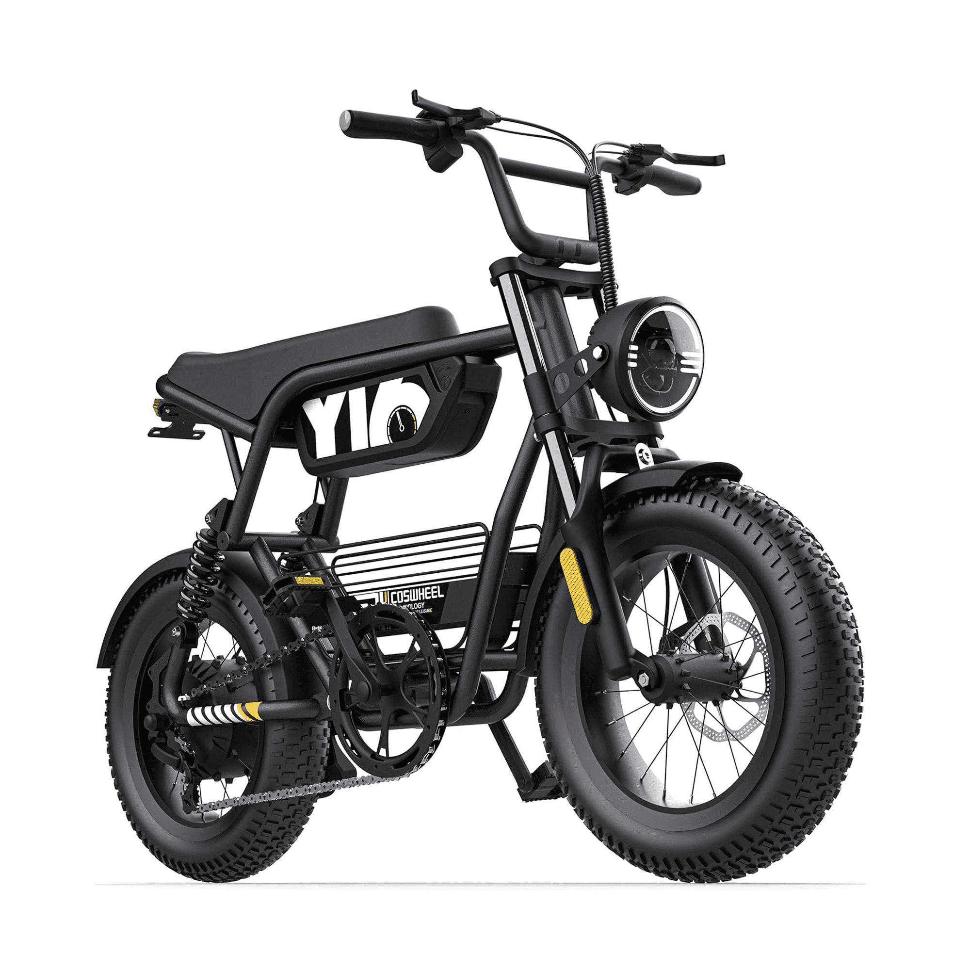 750W Electric Bike 48V 15Ah Adult E-Bicycle 20 MPH 16" Fat Tire