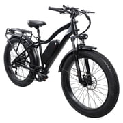 JVV Adult Electric Bike, 750W Motor E-Bike with 20 MPH Max Speed, 26" x 4.0 Fat Tire All-Terrain Ebike, 48V 15.6Ah Removable Battery, Hydraulic Disc Brakes, LCD Display