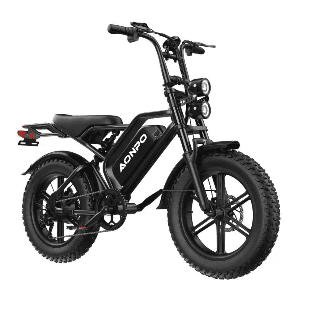 JVV O20 Electric Bike for Adults, 750W Motor & 28 MPH, 52V 20Ah Removable Battery, Up to 45 Miles Long Range, All-Terrain Ebike with Hydraulic Disc Brakes & Shimano 7-Speed
