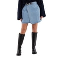 thumbnail image 1 of JW Anderson Padlock Strap Mini Denim Skirt, Size Small, 1 of 1
