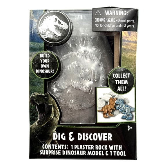 Jurassic World Epic Dig N' Discover Deluxe Activity Egg, for Ages 3 years and up