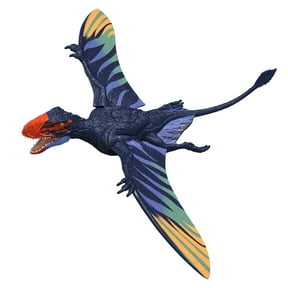 Jurassic World Strike Attack Dimorphodon Dinosaur Figure, Single Action & Posable, Digital Play