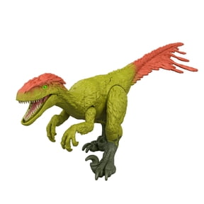 Jurassic World Strike Attack Dromaeosaurus Dinosaur Figure, Claw Action, Posable & Digital Play