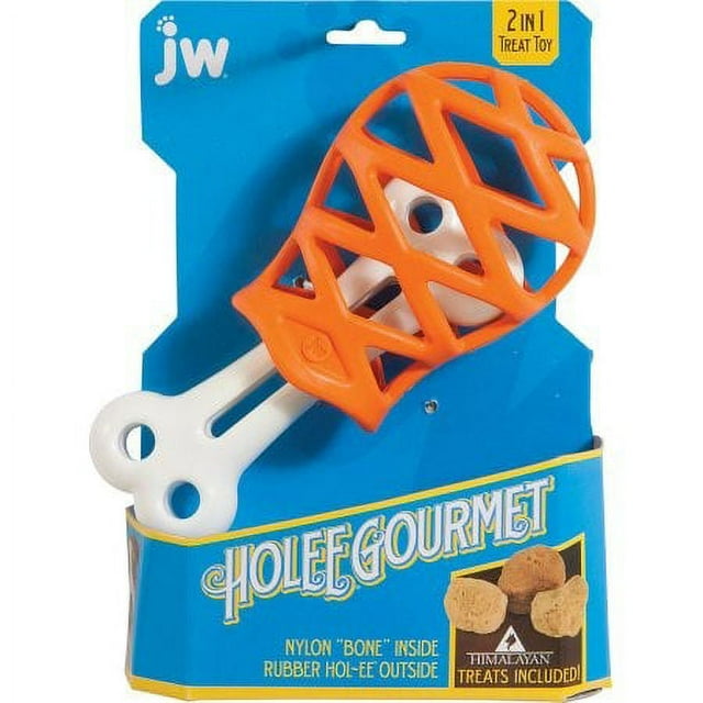 JW HolEe Gourmet Dog Toy, Turkey Leg, Small