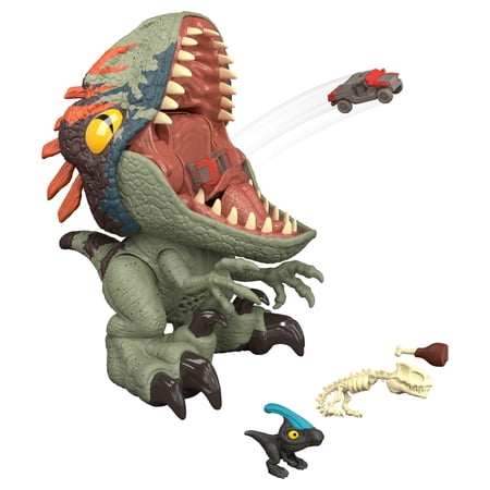 Jurassic World Fierce Feeder Velociraptor Dinosaur with Swallow and Spit Interactive Feature
