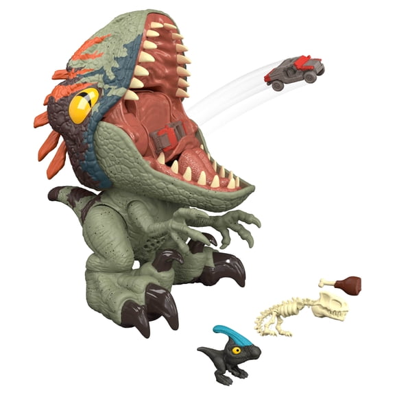Jurassic World Fierce Feeder Velociraptor Dinosaur with Swallow and Spit Interactive Feature