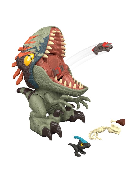 Fierce Feeder Velociraptor Dinosaur with Swallow and Spit Interactive Feature