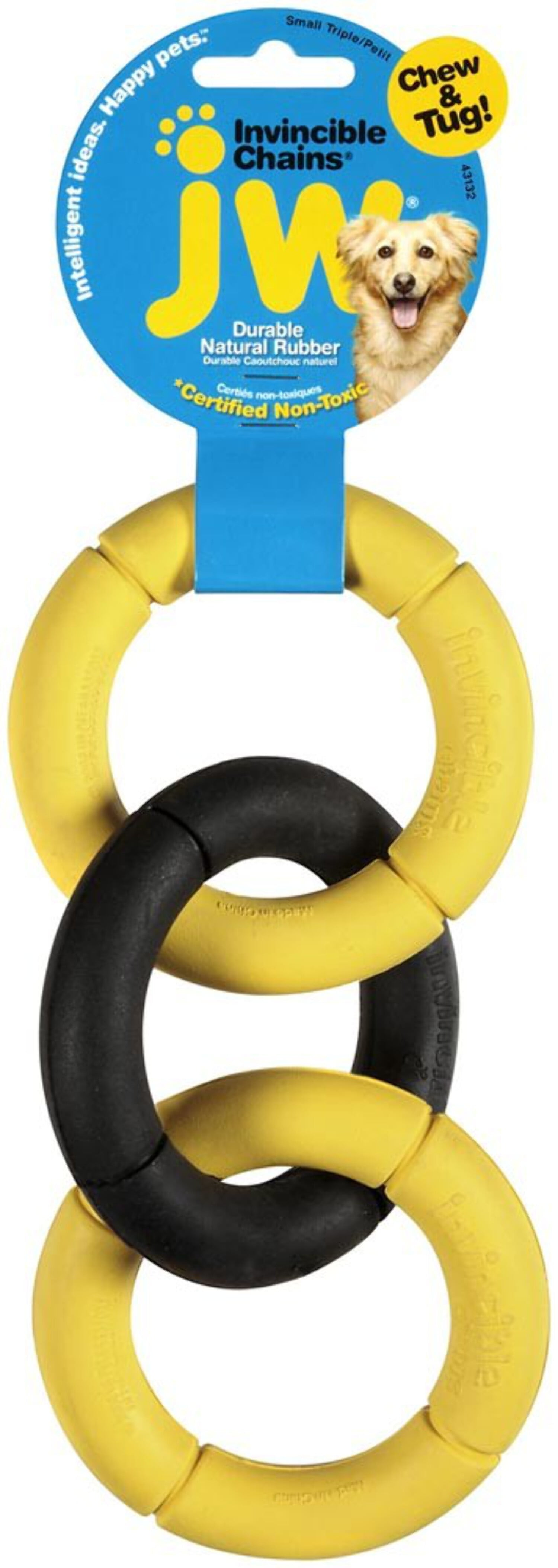 JW Pet Invincible Triple Chains Dog Toy Assorted 1ea/SM - Walmart.com