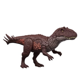 Jurassic World Wild Roar Metriacanthosaurus Dinosaur Action Figure Toy, Sounds & Attack & Lights