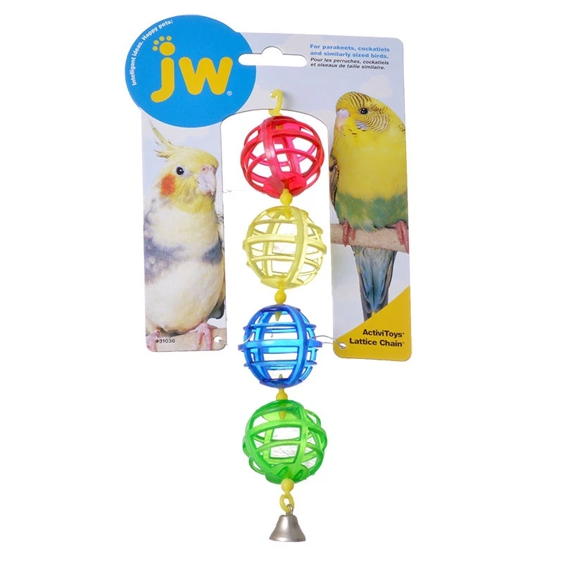 JW Pet Activitoy Lattice Balls Bird Toy