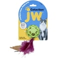 thumbnail image 1 of JW Pet Cataction Feather Ball Toy with Bell - Interactive and Durable Cat Toy, 1 of 3