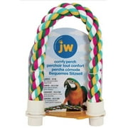 JW Pet Flexible Multi-Color Comfy Rope Perch for Birds